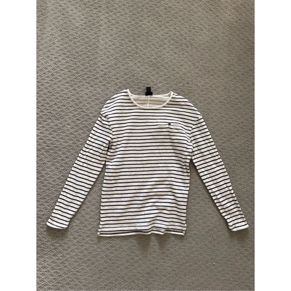 H&M Striped Lightweight Oversized Sweater XS